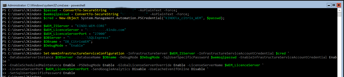WEM_InfServices_Config_Powershell
