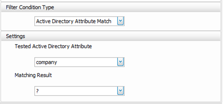 AD Variable Match Filter Condition not Null