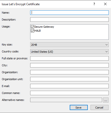 RAS lets Encrypt